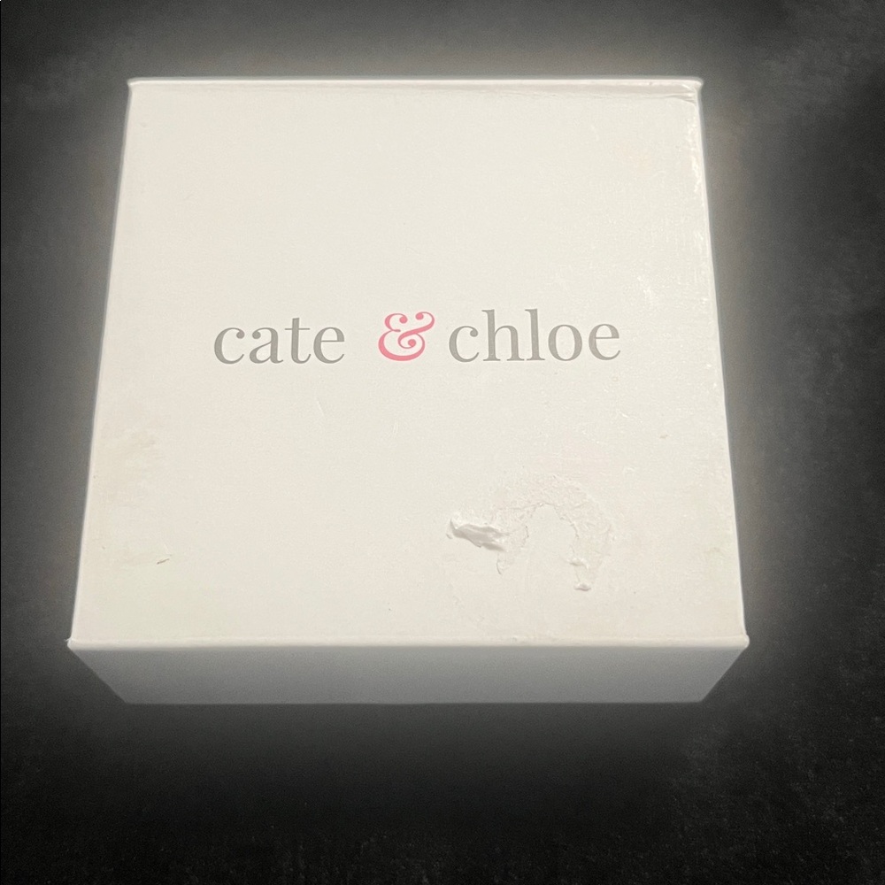 CATE & CHLOE MCKENZIE ROSE GOLD DROP EARRINGS NIB - Picture 5 of 6